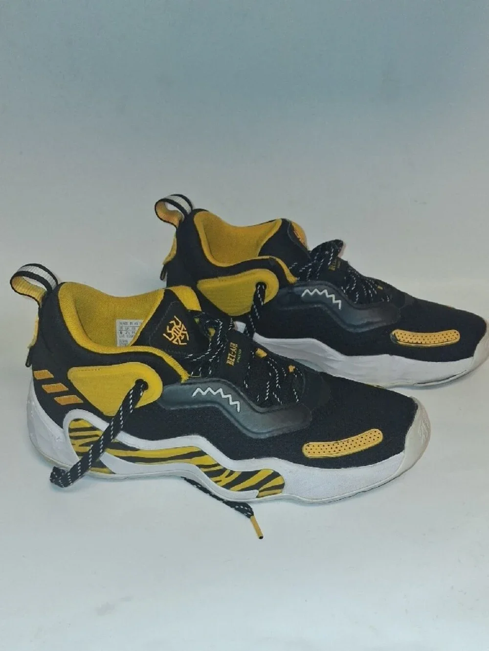 Adidas Bel-Air Athleticd Black and Yellow Men's Sneakers